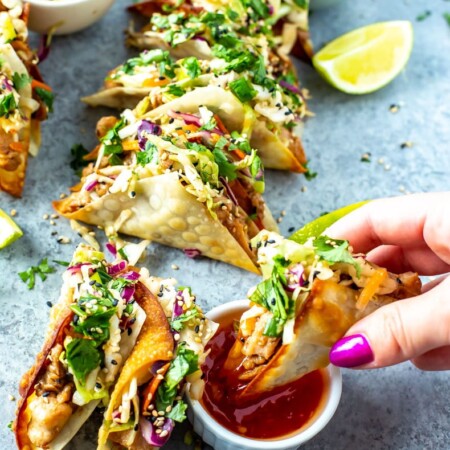 Applebee's Chicken Wonton Tacos