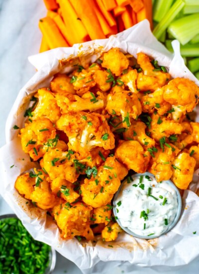 Baked Buffalo Cauliflower