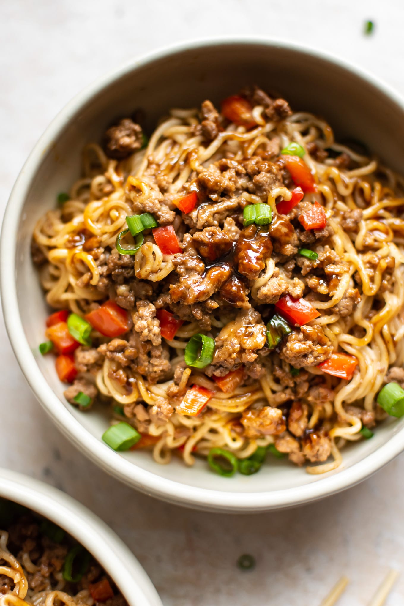 Beef Ramen Noodles (Stir Fry) via Salt & Lavender