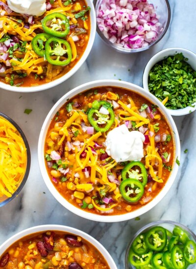 Healthy, Flavourful Slow Cooker Turkey Chili