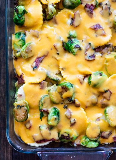 Butternut Squash Ravioli Bake