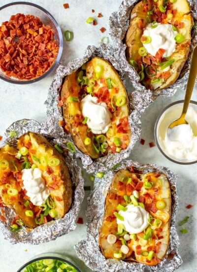 Crockpot Baked Potatoes