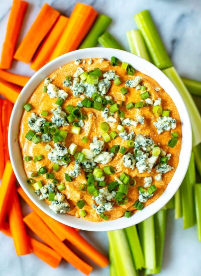 Crockpot Buffalo Chicken Dip