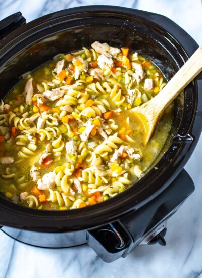 Crockpot Chicken Noodle Soup