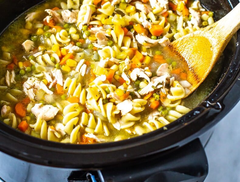 Crockpot Chicken Noodle Soup