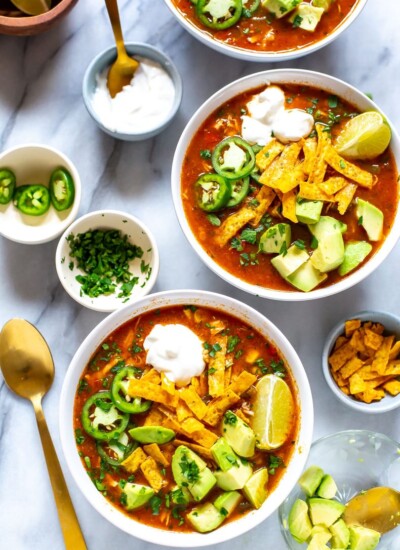 Crockpot Chicken Tortilla Soup