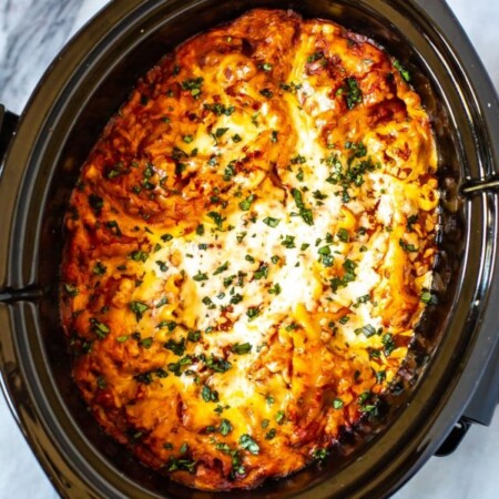 Crockpot lasagna