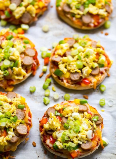 Freezer-Friendly Mini Breakfast Pizzas