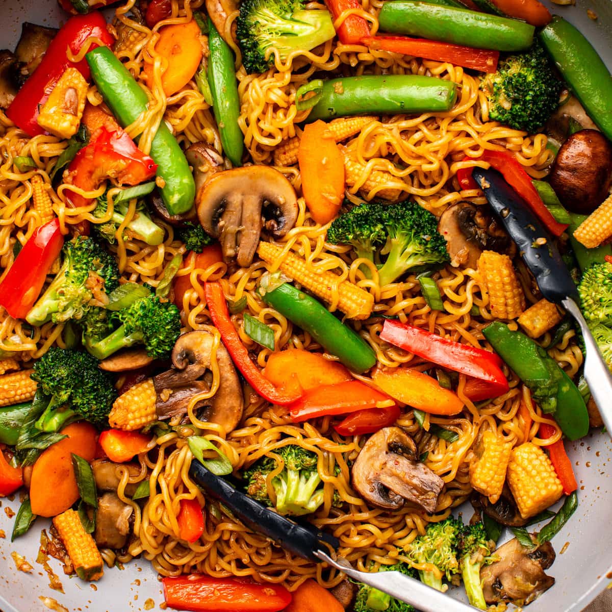 20-Minute Ramen Noodle Stir Fry via From My Bowl