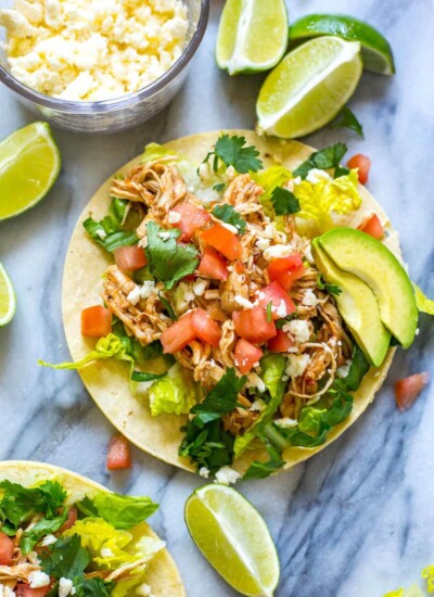 Instant Pot Chicken Tinga Tacos