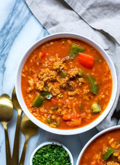 Instant Pot Stuffed Pepper Soup