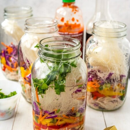 Mason Jar instant Noodles