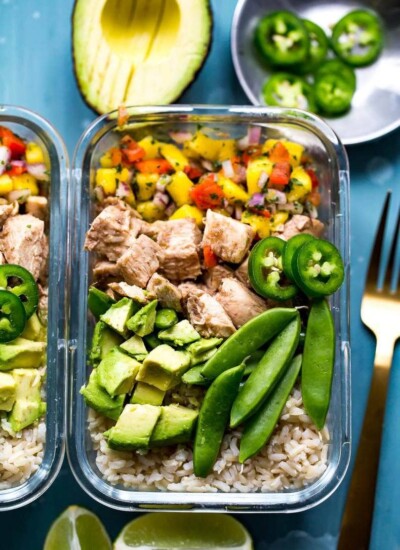 Meal Prep Jerk Chicken Bowls