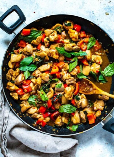 Meal Prep Thai Basil Chicken