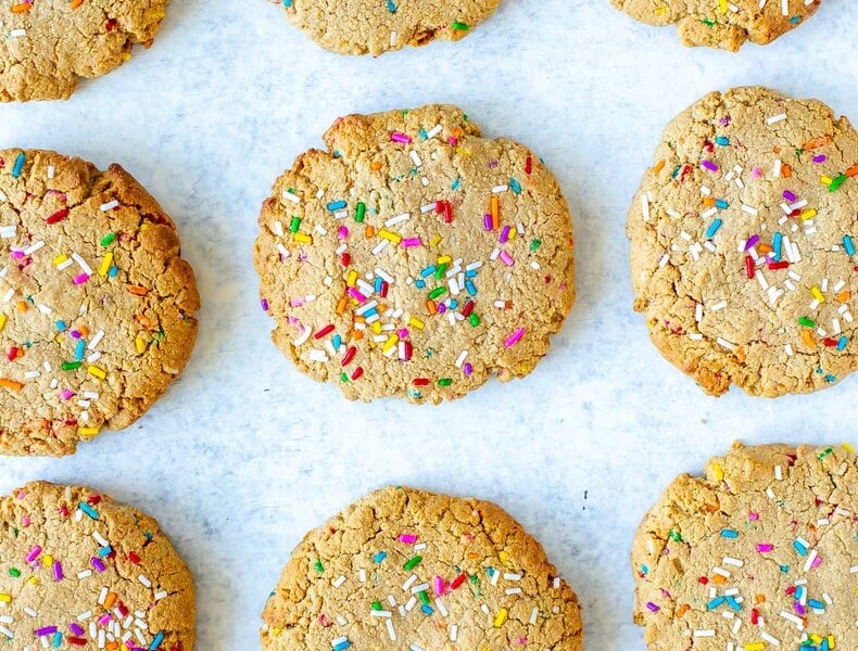 Nut-free Funfetti Protein Cookies