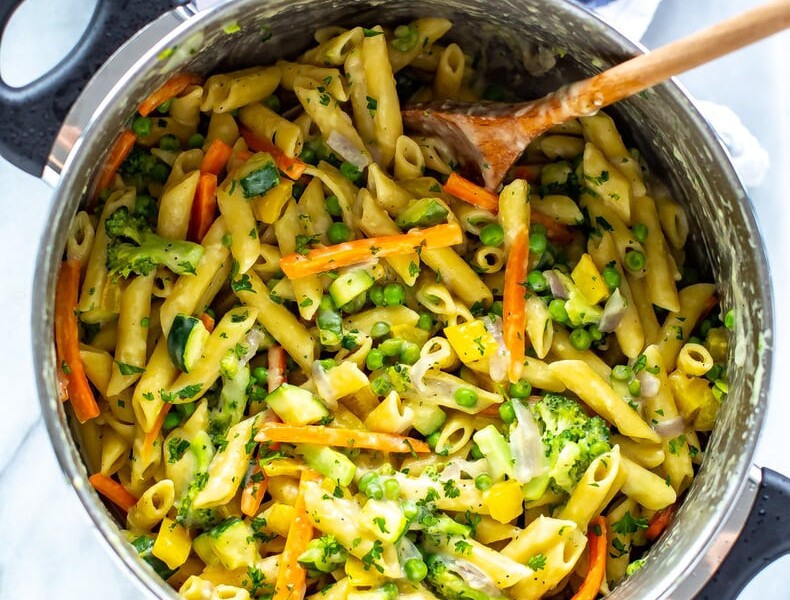 One Pot Pasta Primavera