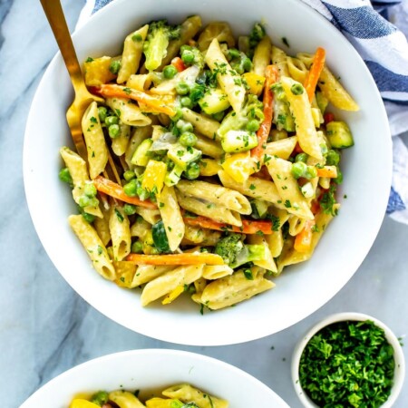 One Pot Pasta Primavera