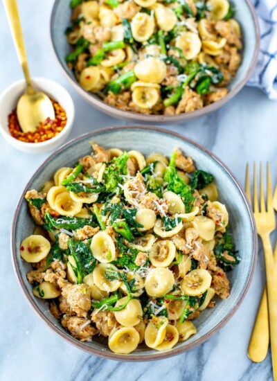 Orecchiette with Sausage and Broccoli Rabe