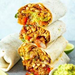 Pulled Chicken Burrito