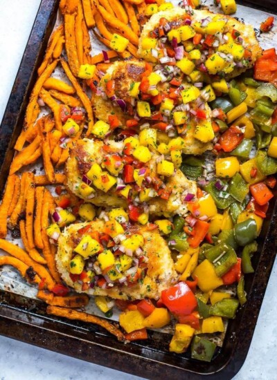 Sheet Pan Coconut Crusted Chicken