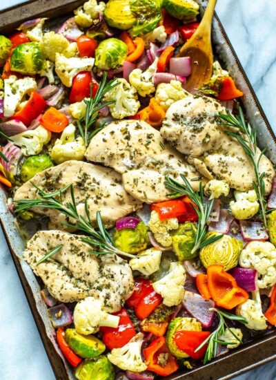 Sheet Pan Rosemary Chicken