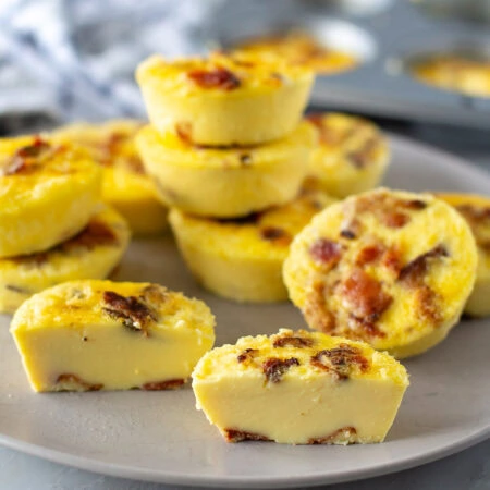 Plate of Starbucks egg bites