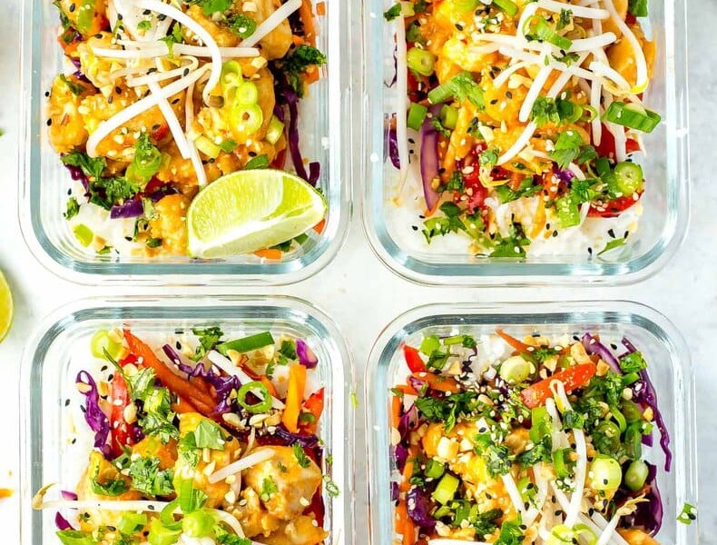 Healthy chicken meal prep