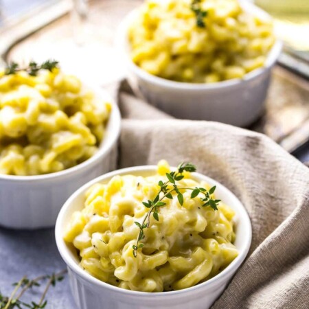 White Cheddar Truffle Mac and Cheese